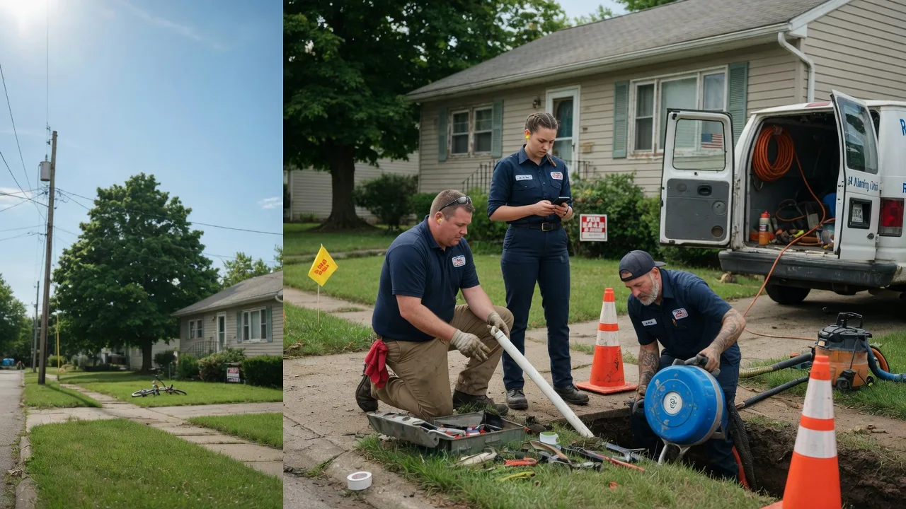 Sewer Line Repair in Hunter, OK near me